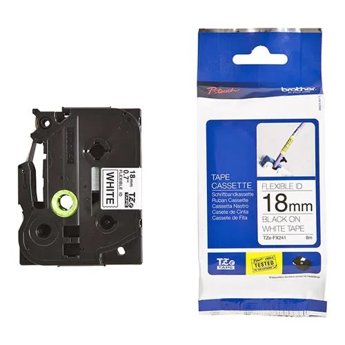Brother P-Touch TZE-FX241 Etiket Şeridi